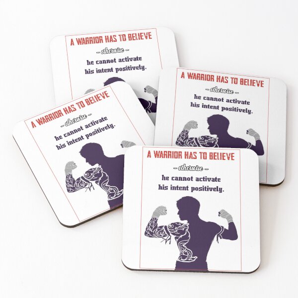 Item preview, A Warrior has to Believe Quote designed and sold by Martial-X.