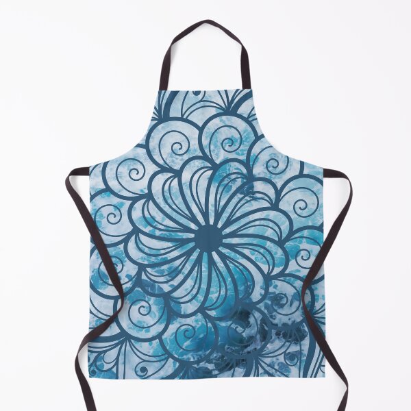 Item preview, Navy and Blue Ocean Mandala - Sea Foam Mandala - Save Our Surf designed and sold by WonderWear.