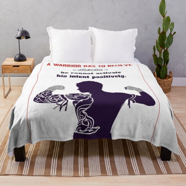 Item preview, A Warrior has to Believe Quote designed and sold by Martial-X.