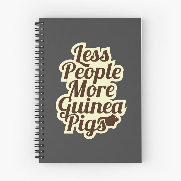 Item preview, Less People More Guinea Pigs designed and sold by Kay Kay Design Shop.