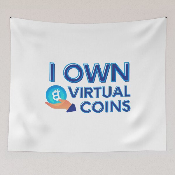 Item preview, Virtual Coins Bitcoin Blockchain Bitcoins Cryptocurrency designed and sold by trendo.
