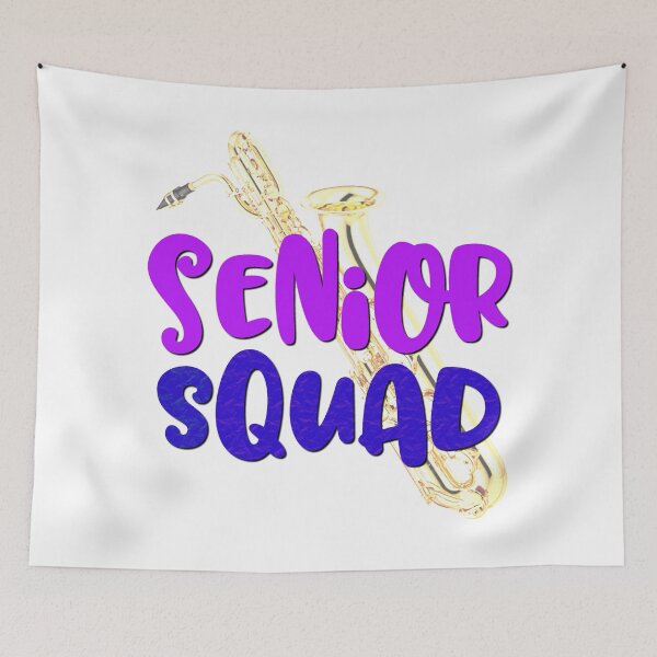 Item preview, Senior Squad - Baritone Saxophone designed and sold by BandMomDesigns.