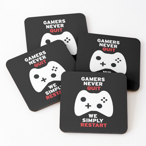 Item preview, Gamers Never Quit We Simply Restart designed and sold by n0madd.