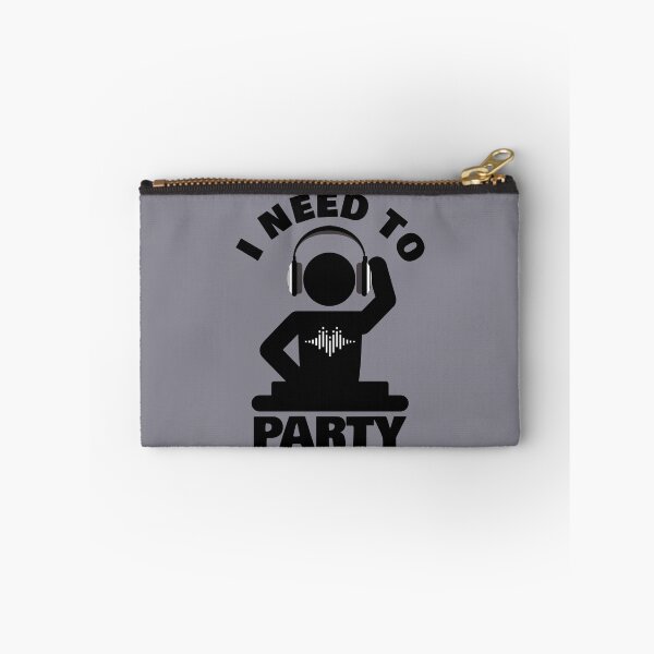 Item preview, I Need to Party Black on Grey - Techno - Psytrance - House - Drum and Bass designed and sold by NoMatterLab.