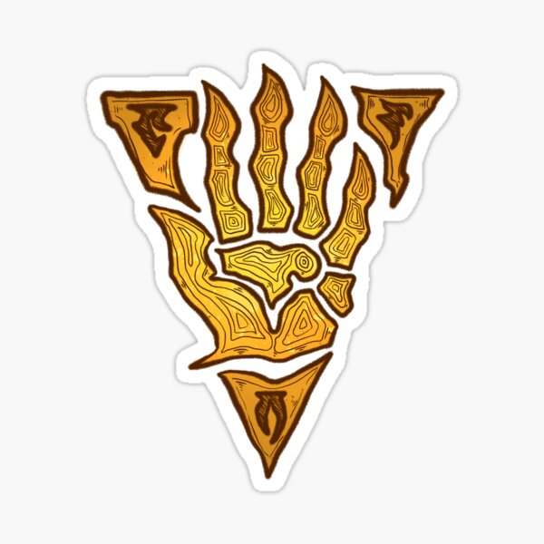 Morrowind Gold Tribunal Sticker