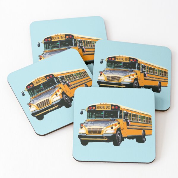Item preview, School buses. designed and sold by Karine Dupras.