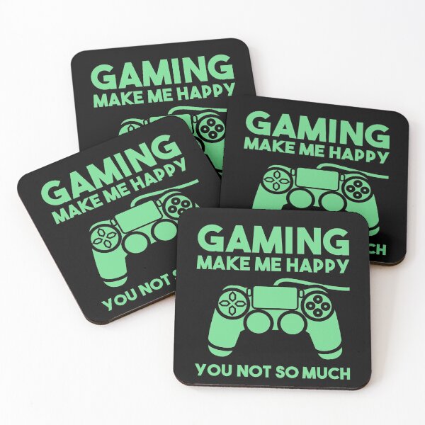 Item preview, Gaming make me happy you not so much - green designed and sold by EGIT.