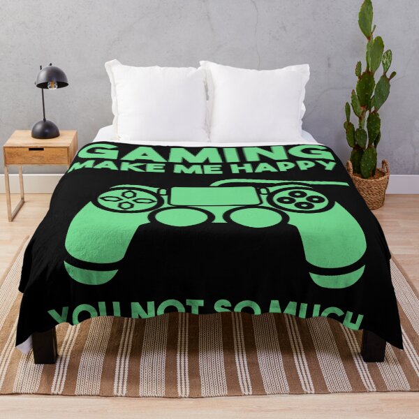 Item preview, Gaming make me happy you not so much - green designed and sold by EGIT.