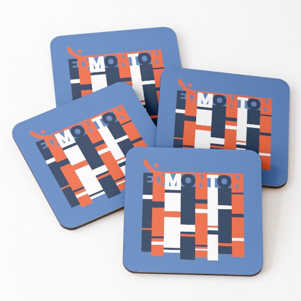 Item preview, City Series - Edmonton - Hockey Stripes designed and sold by Eye on the Blueline.