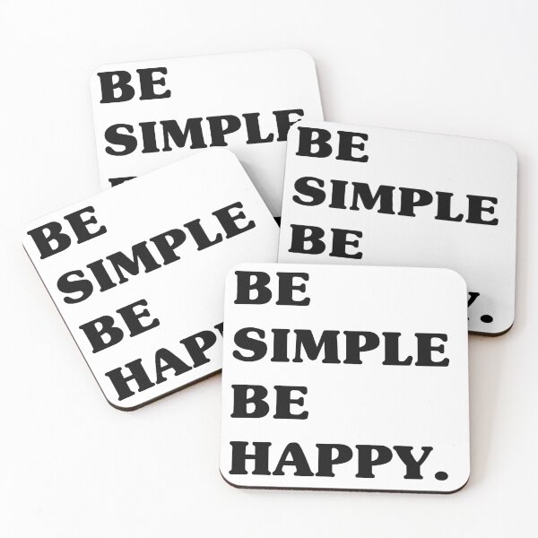 Item preview, BE SIMPLE BE HAPPY designed and sold by FernandoMZ.