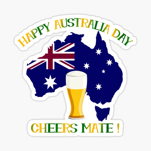 Happy Australia Day Sticker