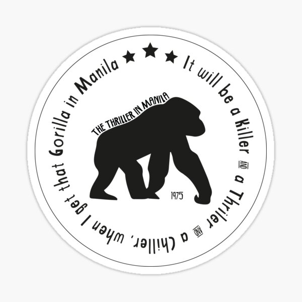 Item preview, The Thrilla in Manila - Muhammad Ali - Joe Frazier designed and sold by Noble Dawn Design.