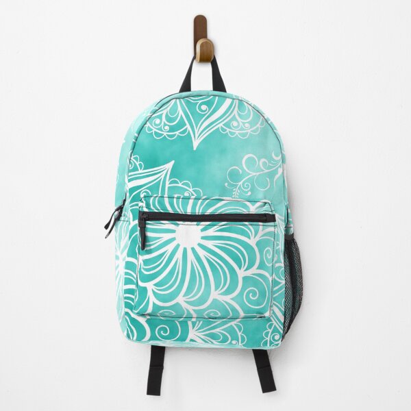 Item preview, Turquoise Blue White Ocean Mandala - Sea Foam Mandala - Save Our Surf designed and sold by WonderWear.