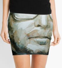 Eric Clapton watercolor Mini Skirt