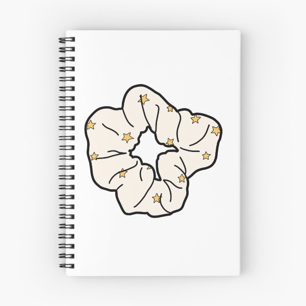 Item preview, Ultra-Pale Pink Patterned Scrunchie with Yellow Stars designed and sold by piperdooley.