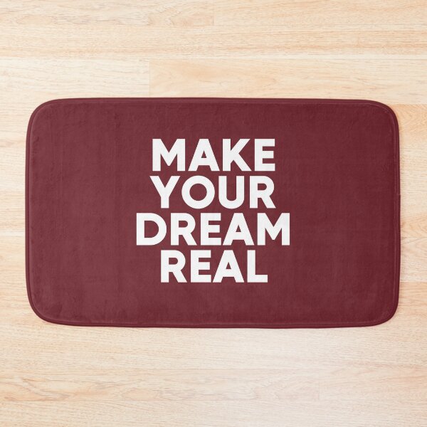 Item preview, Make Your Dreams Real - Motivational Quote #3 designed and sold by SalahBlt.