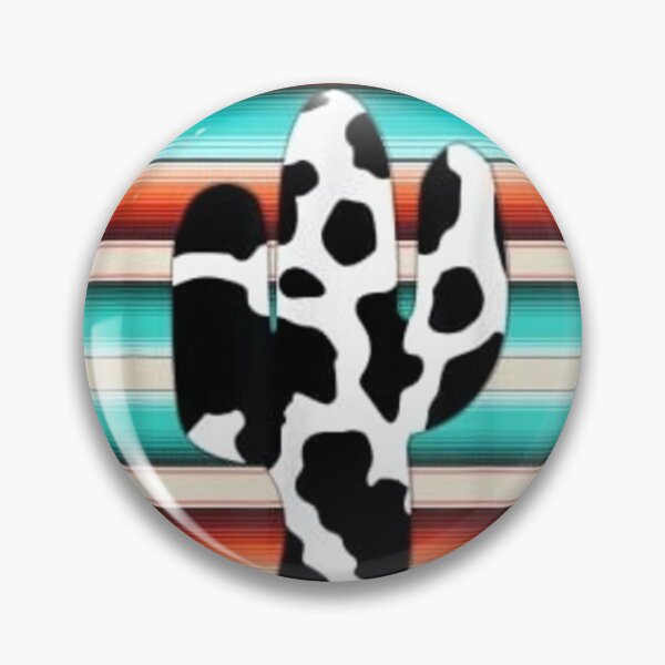 Item preview, Funny Serape cow print Cactus Leopard print Turquoise T-Shirt designed and sold by Trendy Shirts.