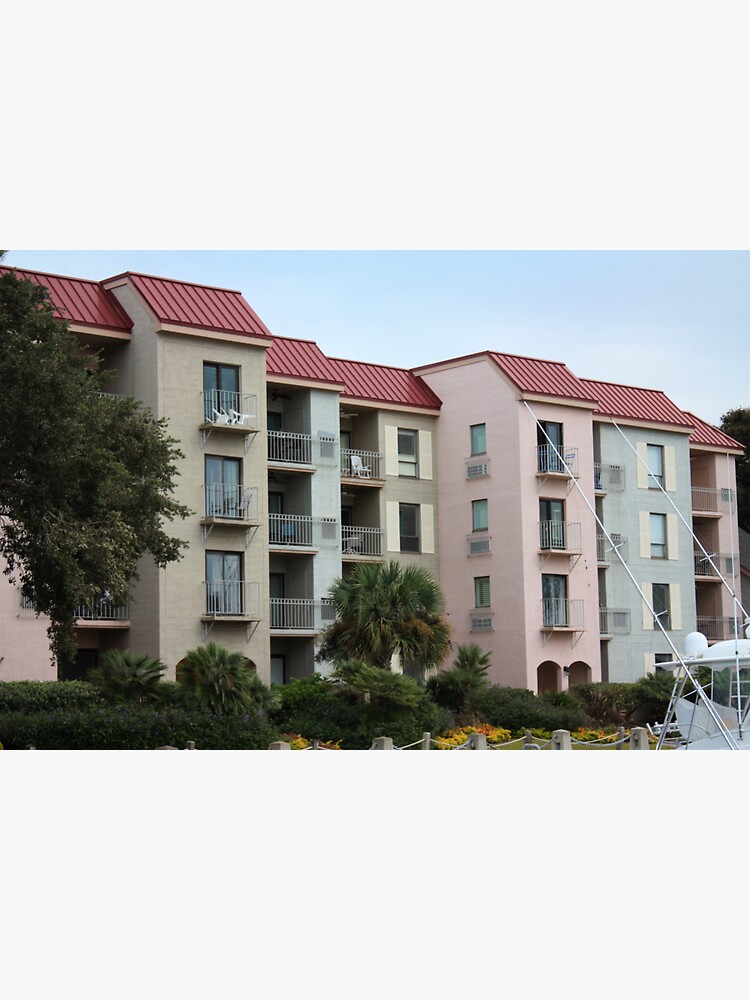 "Hilton Head Beach Houses" Sticker for Sale by hppjofangirl Redbubble