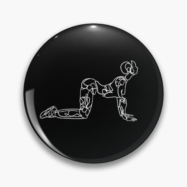 Item preview, Contour Line Yoga-Cow Pose 1 (WI) designed and sold by FranksArtWorld.