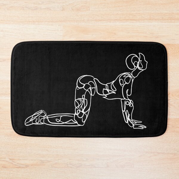 Item preview, Contour Line Yoga-Cow Pose 1 (WI) designed and sold by FranksArtWorld.