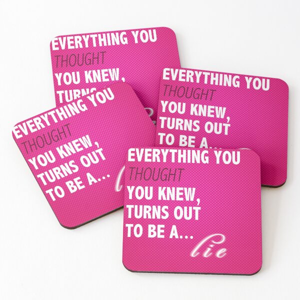 Item preview, "It's hard when everything you thought you knew turns out to be a lie" - Kate Beckett designed and sold by sandiesque.