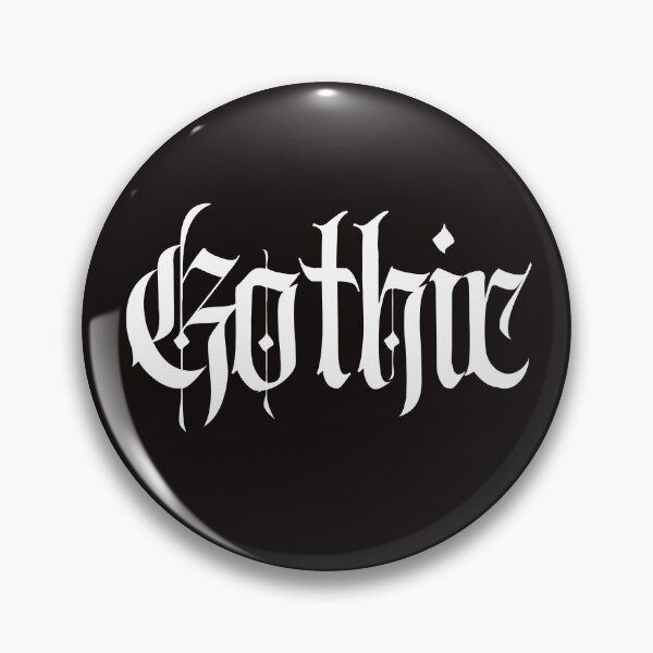 Item preview, Gothic ~ Bold White Text Design designed and sold by EarthArtDesigns.