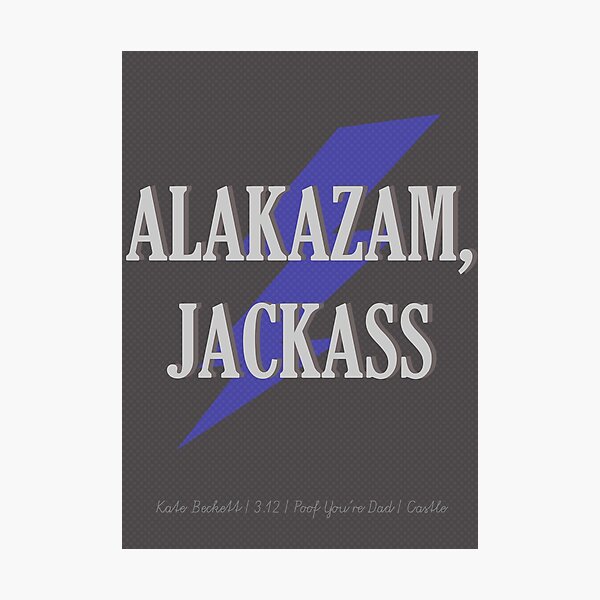 Aperçu de l'œuvre "Alakazam, crétin" - Kate Beckett créée et vendue par sandiesque.