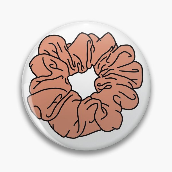 Item preview, Peachy Orange/Pink Plain Colored Scrunchie designed and sold by piperdooley.