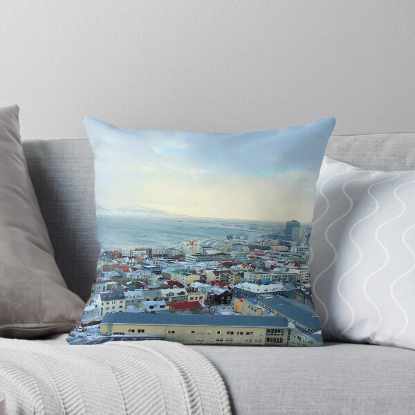 Item preview, View of Reykjavik Iceland designed and sold by flyingracoon.