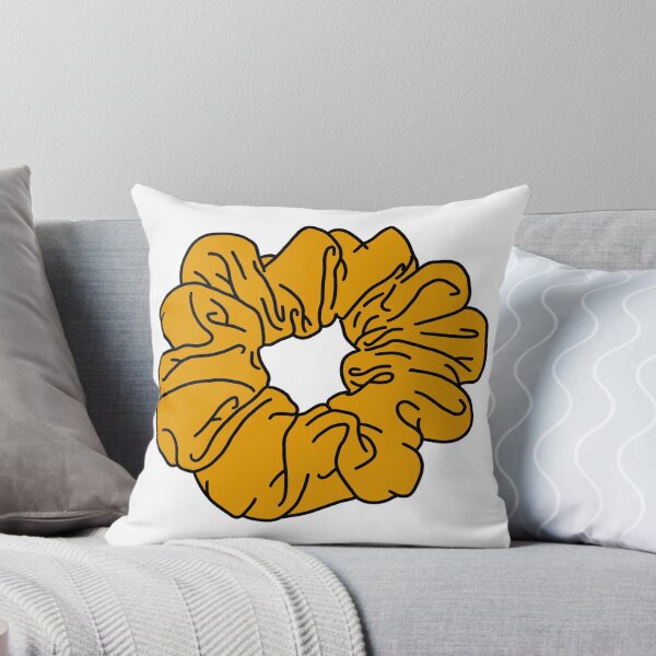 Item preview, Vintage Yellow Plain Colored Scrunchie designed and sold by piperdooley.