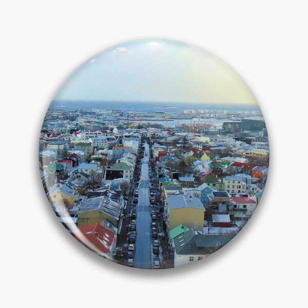 Item preview, View of Reykjavik Iceland designed and sold by flyingracoon.