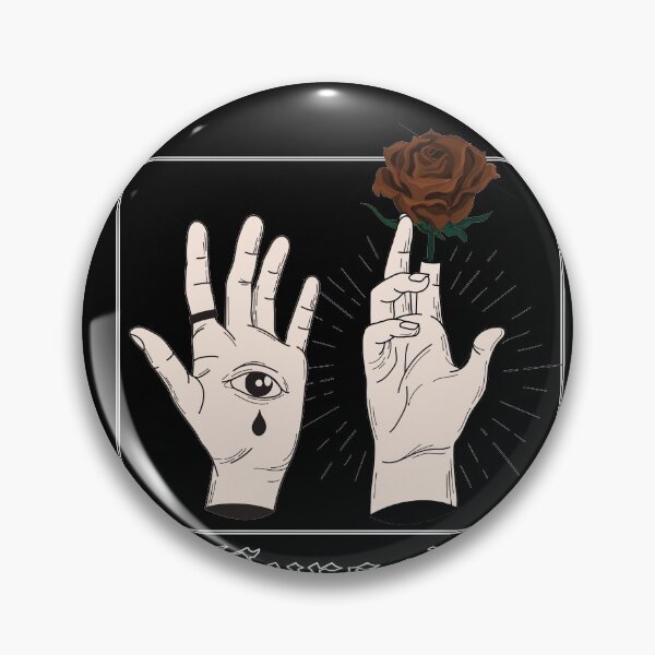 Item preview, Aesthetic Rose Mystic Hand Quote Cursed designed and sold by YALPOShop.