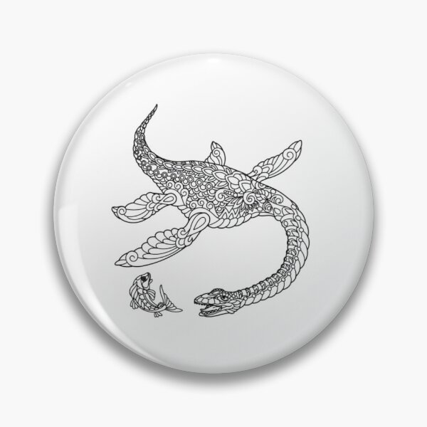 Item preview, Plesiosaurus Dinosaur Relaxing Design designed and sold by COLEY-CREATIONS.