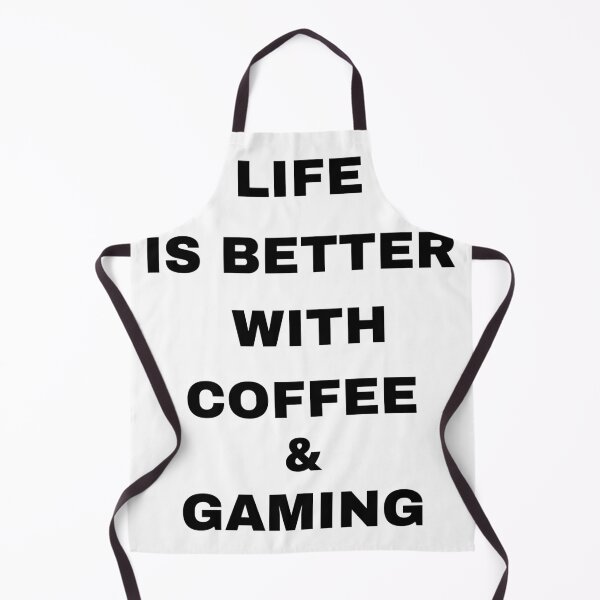 Item preview, life is better with coffee and gaming designed and sold by srm-creations.