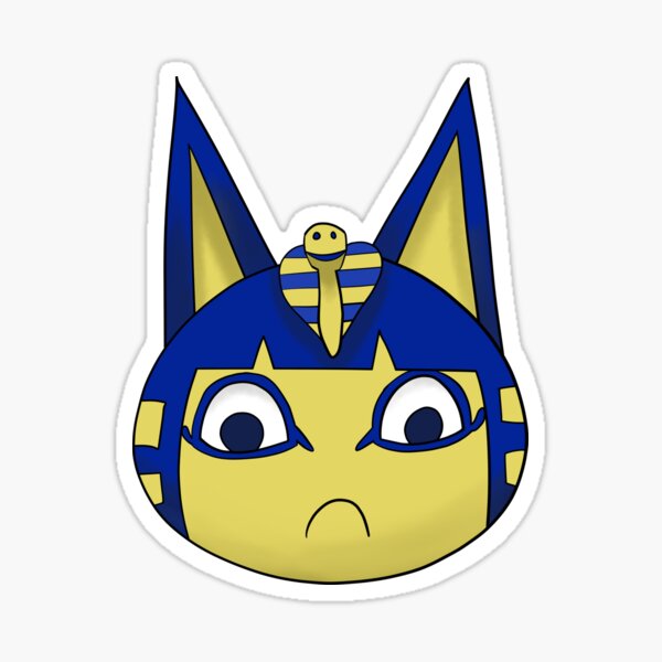 "Ankha" Sticker For Sale By Genalatorre | Redbubble