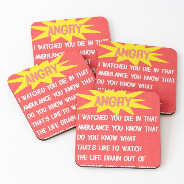 Item preview, "You're damn right I'm angry" - Castle designed and sold by sandiesque.