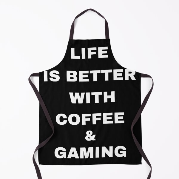 Item preview, life is better with coffee and gaming designed and sold by srm-creations.