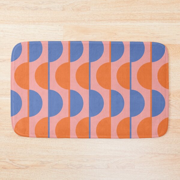 Item preview, Orange and Purple Retro Half-Circles designed and sold by Carolina Diaz.