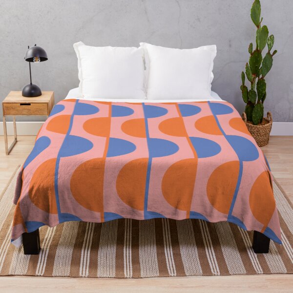 Item preview, Orange and Purple Retro Half-Circles designed and sold by Carolina Diaz.