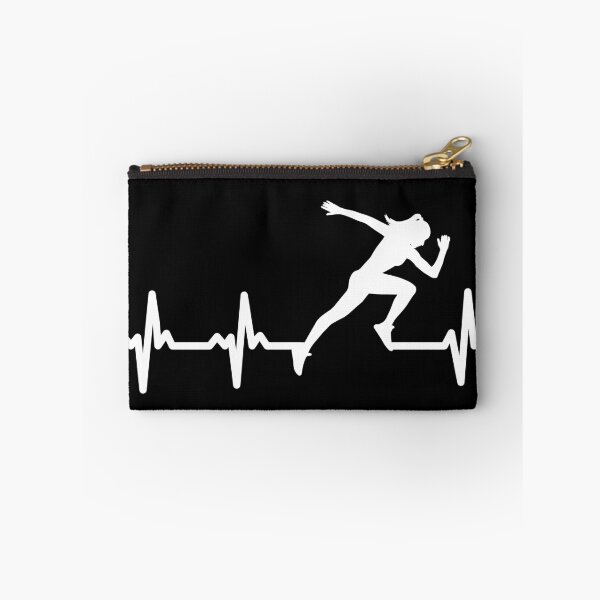 Item preview, Runner Sprinter Athlete Woman Heartbeat designed and sold by cannevas.