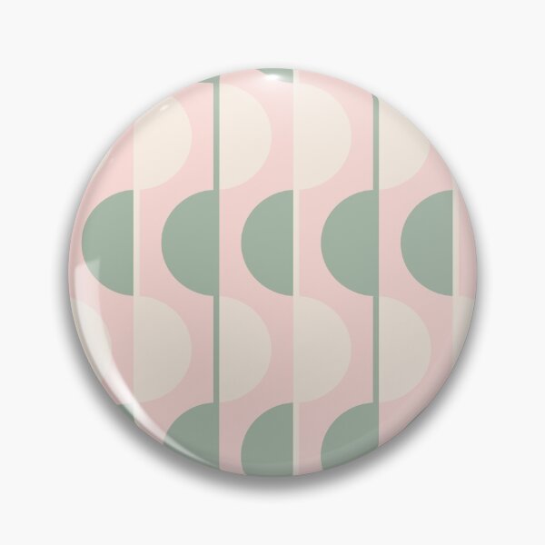 Item preview, Blush and Sage Retro Half-Circles designed and sold by Carolina Diaz.