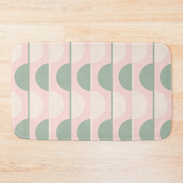 Item preview, Blush and Sage Retro Half-Circles designed and sold by Carolina Diaz.