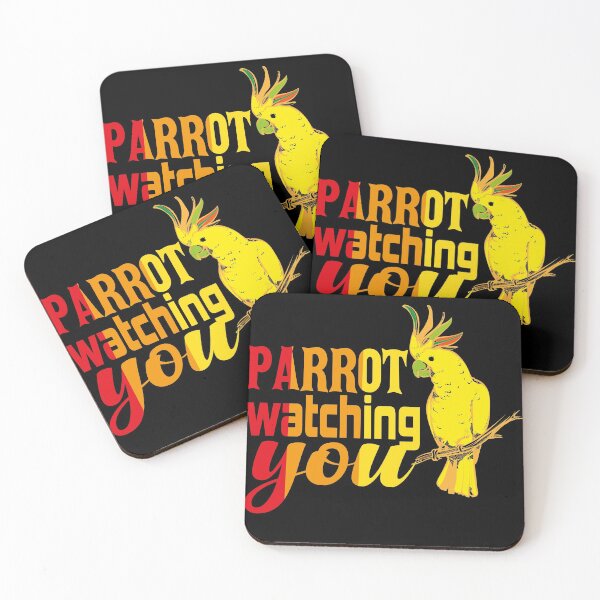 Item preview,  parrot watching you designed and sold by ADAMYASS.