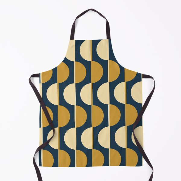 Item preview, Gold and Navy Retro Half-Circles designed and sold by Carolina Diaz.