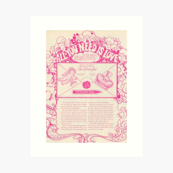 all you need is love Art Print