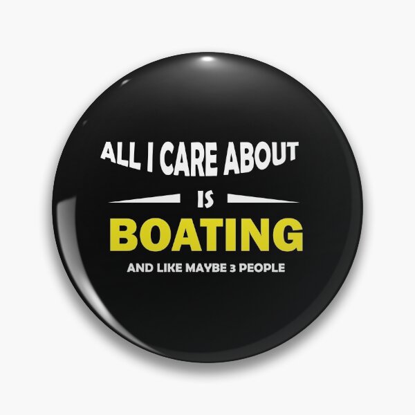 Item preview, ALL I CARE ABOUT IS BOATING AND LIKE MAYBE 3 PEOPLE T-shirt  designed and sold by boxofstories.