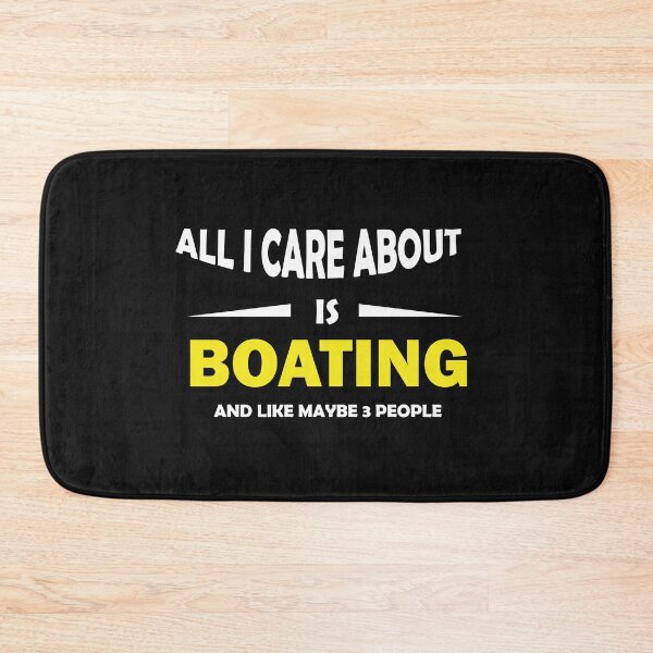 Item preview, ALL I CARE ABOUT IS BOATING AND LIKE MAYBE 3 PEOPLE T-shirt  designed and sold by boxofstories.