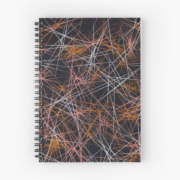Item preview, Orange and Blue Lines Abstract Pattern Design designed and sold by AMSonArt.