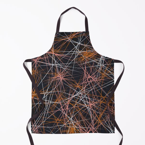 Item preview, Orange and Blue Lines Abstract Pattern Design designed and sold by AMSonArt.