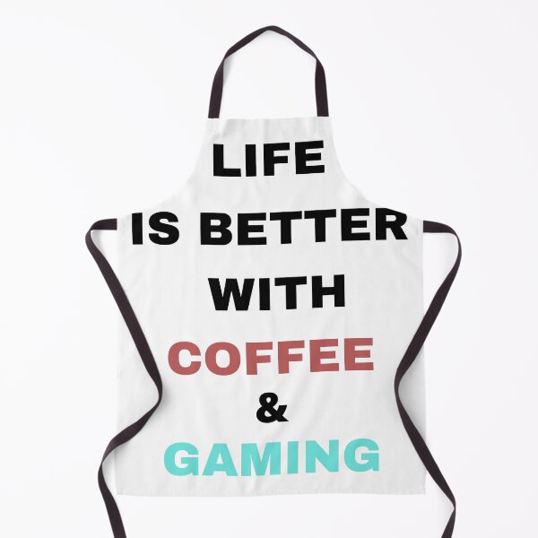 Item preview, life is better with coffee and gaming designed and sold by srm-creations.